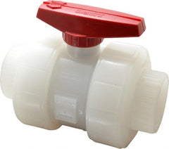 NIBCO - 2" Pipe, Full Port, Polypropylene True Union Design Ball Valve - Apex Tool & Supply
