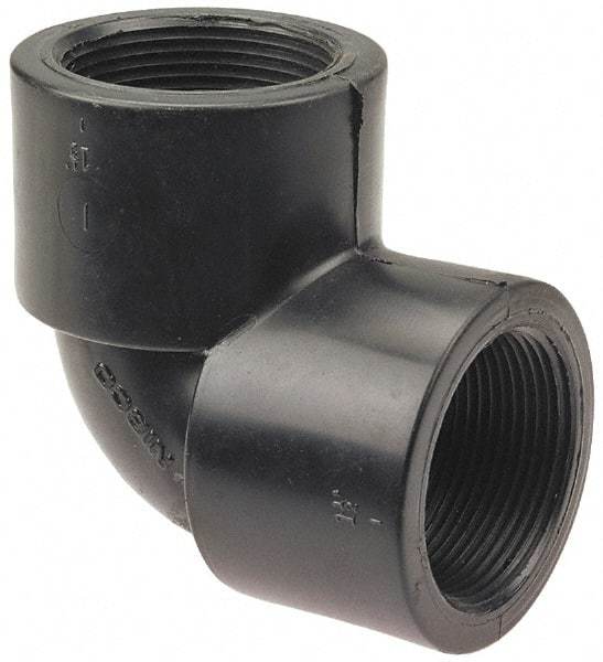 NIBCO - 1/2" Polypropylene Plastic Pipe Fitting - FPT x FPT End Connections - Apex Tool & Supply