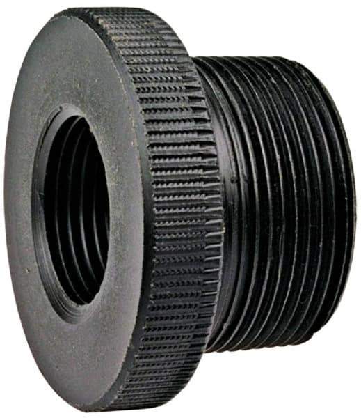NIBCO - 3 x 2" Polypropylene Plastic Pipe Flush Reducer Bushing - Schedule 80, MPT x FPT End Connections - Apex Tool & Supply