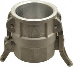 EVER-TITE Coupling Products - 2" Aluminum Cam & Groove Suction & Discharge Hose Female Coupler Female NPT Thread - Part D, 2" Lock-On Thread, 250 Max psi - Apex Tool & Supply