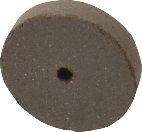 Cratex - 5/8" Diam x 1/16" Hole x 1/8" Thick, Surface Grinding Wheel - Silicon Carbide, Medium Grade, 25,000 Max RPM, Rubber Bond, No Recess - Apex Tool & Supply