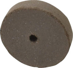 Cratex - 5/8" Diam x 1/16" Hole x 1/8" Thick, Surface Grinding Wheel - Silicon Carbide, Medium Grade, 25,000 Max RPM, Rubber Bond, No Recess - Apex Tool & Supply