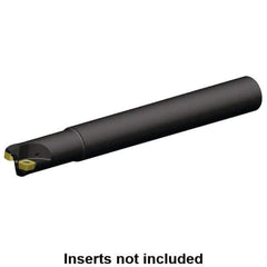 Kennametal - 1-1/4" Cutting Diam, 1-1/4" Shank Diam, Straight Shank Indexable Copy End Mill - 3 Inserts, XDLT0904 Insert, C7792VXD09CA1.25Z03R3 Toolholder - Apex Tool & Supply