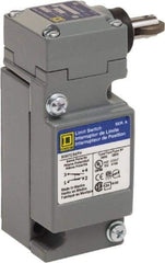 Square D - SPDT, NC/NO, 600 Volt, Screw Terminal, Plunger Actuator, General Purpose Limit Switch - 4 Lb Operating Force - Apex Tool & Supply