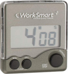 Value Collection - Big Digit Count Up and Down Timer - Counter Down 99 Min 59 Sec, Daily Alarm, Black - Apex Tool & Supply