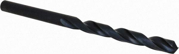 Guhring - #8 118° Cobalt Jobber Drill - Oxide Finish, Right Hand Cut, Spiral Flute, Straight Shank, 86mm OAL, Standard Point - Apex Tool & Supply