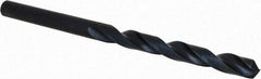 Guhring - #8 118° Cobalt Jobber Drill - Oxide Finish, Right Hand Cut, Spiral Flute, Straight Shank, 86mm OAL, Standard Point - Apex Tool & Supply