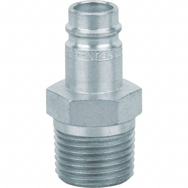 Dynabrade - 1/2 Male NPT Pneumatic Hose Plug - Steel, 1/2" Body Diam - Apex Tool & Supply