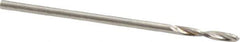 Guhring - 1.2mm 130° Parabolic Flute High Speed Steel Screw Machine Drill Bit - Bright Finish, Right Hand Cut, 7mm Flute Length, 28mm OAL, Standard Point, Straight Shank - Apex Tool & Supply