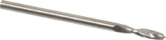 Guhring - 2.25mm 130° Parabolic Flute High Speed Steel Screw Machine Drill Bit - Bright Finish, Right Hand Cut, 13mm Flute Length, 40mm OAL, Standard Point, Straight Shank - Apex Tool & Supply