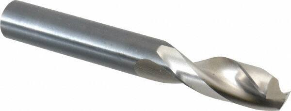Guhring - 11.5mm 130° Parabolic Flute High Speed Steel Screw Machine Drill Bit - Bright Finish, Right Hand Cut, 47mm Flute Length, 95mm OAL, Standard Point, Straight Shank - Apex Tool & Supply