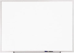 Quartet - 36" High x 48" Wide Erasable Melamine Marker Boards - Anodized Aluminum, 36-1/4" Deep, Includes One Quartet Dry-Erase Marker & Attachable Accessory Tray & Mounting Hardware - Apex Tool & Supply
