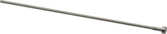 Gibraltar - 3/32" Pin Diam, 1/4" Head Diam x 1/8" Head Height, 6" OAL, Shoulder Ejector Pin - Steel, 5-1/2" Pin Length - Apex Tool & Supply