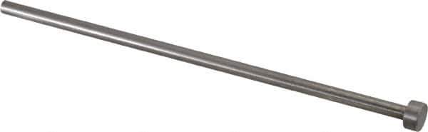 Gibraltar - 3/16" Pin Diam, 3/8" Head Diam x 3/16" Head Height, 6" OAL, Straight Ejector Pin - Steel, 5-13/16" Pin Length - Apex Tool & Supply