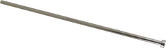 Gibraltar - 15/64" Pin Diam, 13/32" Head Diam x 3/16" Head Height, 10" OAL, Straight Ejector Pin - Steel, 9-13/16" Pin Length - Apex Tool & Supply