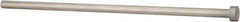 Gibraltar - 21/64" Pin Diam, 9/16" Head Diam x 1/4" Head Height, 10" OAL, Straight Ejector Pin - Steel, 9-3/4" Pin Length - Apex Tool & Supply