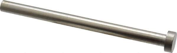 Gibraltar - 13/32" Pin Diam, 11/16" Head Diam x 1/4" Head Height, 6" OAL, Straight Ejector Pin - Steel, 5-3/4" Pin Length - Apex Tool & Supply