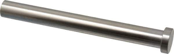 Gibraltar - 5/8" Pin Diam, 7/8" Head Diam x 1/4" Head Height, 6" OAL, Straight Ejector Pin - Steel, 5-3/4" Pin Length - Apex Tool & Supply