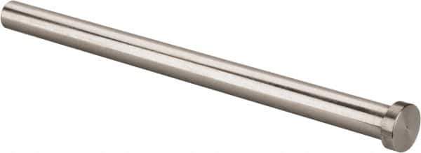 Gibraltar - 5/8" Pin Diam, 7/8" Head Diam x 1/4" Head Height, 10" OAL, Straight Ejector Pin - Steel, 9-3/4" Pin Length - Apex Tool & Supply