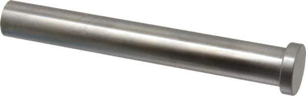 Gibraltar - 3/4" Pin Diam, 1" Head Diam x 1/4" Head Height, 6" OAL, Straight Ejector Pin - Steel, 5-3/4" Pin Length - Apex Tool & Supply