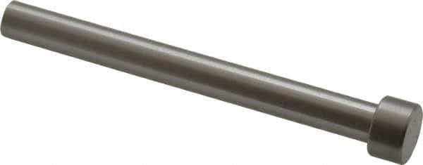 Gibraltar - 9/32" Pin Diam, 7/16" Head Diam x 1/4" Head Height, 3" OAL, Hard Core Pin - Steel, 2-3/4" Pin Length - Apex Tool & Supply