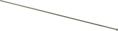 Gibraltar - 2.5mm Pin Diam, 5mm Head Diam x 2mm Head Height, 250mm OAL, Straight Ejector Pin - Steel, 248mm Pin Length - Apex Tool & Supply