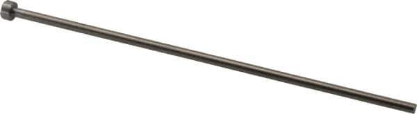 Gibraltar - 3mm Pin Diam, 6mm Head Diam x 3mm Head Height, 125mm OAL, Straight Ejector Pin - Steel, 122mm Pin Length - Apex Tool & Supply