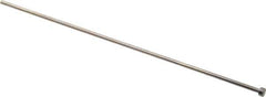 Gibraltar - 3mm Pin Diam, 6mm Head Diam x 3mm Head Height, 200mm OAL, Straight Ejector Pin - Steel, 197mm Pin Length - Apex Tool & Supply