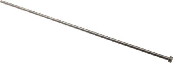 Gibraltar - 4.5mm Pin Diam, 8mm Head Diam x 3mm Head Height, 250mm OAL, Straight Ejector Pin - Steel, 247mm Pin Length - Apex Tool & Supply