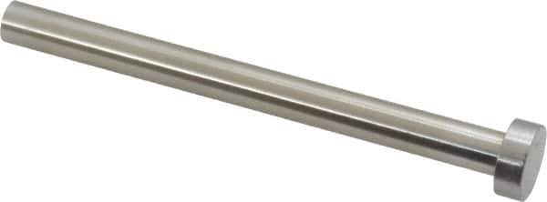 Gibraltar - 8mm Pin Diam, 14mm Head Diam x 5mm Head Height, 100mm OAL, Straight Ejector Pin - Steel, 95mm Pin Length - Apex Tool & Supply