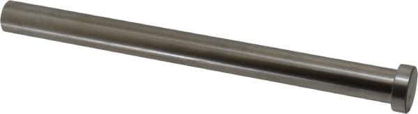 Gibraltar - 16mm Pin Diam, 22mm Head Diam x 7mm Head Height, 200mm OAL, Straight Ejector Pin - Steel, 193mm Pin Length - Apex Tool & Supply