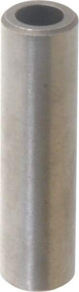 Made in USA - 0.385" ID x 0.6252" OD, Die & Mold Tubular Dowel - 2-3/8" OAL, Carbon Steel - Apex Tool & Supply