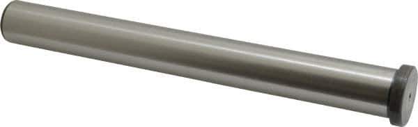 Gibraltar - 0.999" Pin Diam, 9-1/4" OAL, Steel, Die & Mold Leader Pin - 1.24" Head Diam x 1/4" Head Height, +0.0000/-0.0600 OAL Tolerance - Apex Tool & Supply