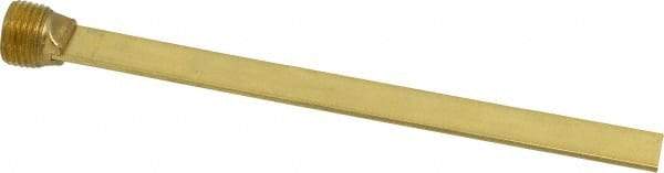 Made in USA - 1/2" NPT Thread, Straight, Die & Mold Cooling Baffle - 8" OAL, Brass - Apex Tool & Supply