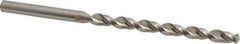 Accupro - 23/64", 130° Point, Parabolic Flute, Vanadium High Speed Steel Taper Length Drill Bit - Bright Finish, 4-17/32" Flute Length, 6-7/8" OAL - Apex Tool & Supply