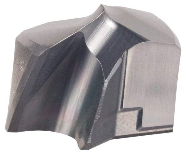 Kennametal - Series KSEM, 27mm Diam Grade KC7410 140° Replaceable Drill Tip - Carbide, AlCr Finish, 6 Seat Size - Apex Tool & Supply