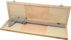 SPI - 0 to 12" Stainless Steel Vernier Caliper - 0.02mm Graduation, 2.95" Jaw Depth, 0.0015" Accuracy, Includes Depth, Inside Diameter, Outside Diameter, Step, Includes NIST Traceability Certificate - Apex Tool & Supply