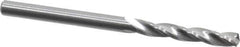 Guhring - 3.3mm 150° Solid Carbide Jobber Drill - Bright Finish, Right Hand Cut, Spiral Flute, Straight Shank, 49mm OAL, Standard Point - Apex Tool & Supply