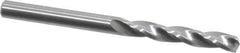 Guhring - 4.2mm 150° Solid Carbide Jobber Drill - Bright Finish, Right Hand Cut, Spiral Flute, Straight Shank, 55mm OAL, Standard Point - Apex Tool & Supply