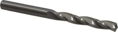 Guhring - #3 150° Solid Carbide Jobber Drill - Bright Finish, Right Hand Cut, Spiral Flute, Straight Shank, 66mm OAL, Standard Point - Apex Tool & Supply