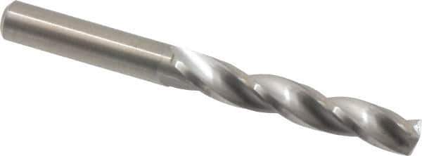 Guhring - 7.1mm 150° Solid Carbide Jobber Drill - Bright Finish, Right Hand Cut, Spiral Flute, Straight Shank, 74mm OAL, Standard Point - Apex Tool & Supply