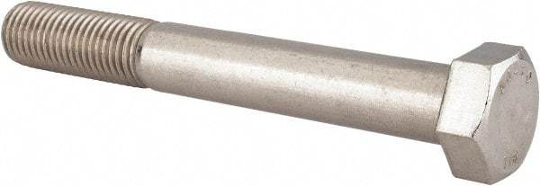 Value Collection - M20x2.50mm Metric Coarse, 150mm Length Under Head Hex Head Cap Screw - Partially Threaded, Grade 316 & Austenitic A4 Stainless Steel, Uncoated, 30mm Hex - Apex Tool & Supply