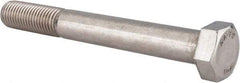 Value Collection - M20x2.50mm Metric Coarse, 160mm Length Under Head Hex Head Cap Screw - Partially Threaded, Grade 316 & Austenitic A4 Stainless Steel, Uncoated, 30mm Hex - Apex Tool & Supply