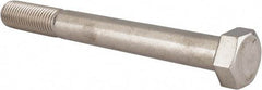 Value Collection - M20x2.50mm Metric Coarse, 180mm Length Under Head Hex Head Cap Screw - Partially Threaded, Grade 316 & Austenitic A4 Stainless Steel, Uncoated, 30mm Hex - Apex Tool & Supply