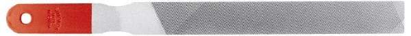 Simonds File - 8" Long, American-Pattern File - Single, Double Cut, Handle - Apex Tool & Supply