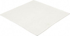 Made in USA - 12" Long, 12" Wide, 0.093" Thick, Buna-N Rubber Foam Sheet - 50 to 60 Durometer, White, -20 to 180°F, 1,000 to 1,200 psi Tensile Strength, Stock Length - Apex Tool & Supply