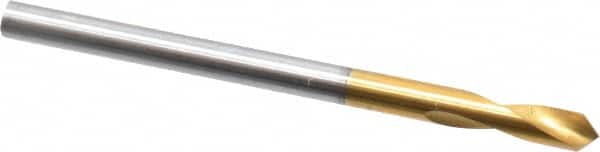 Guhring - 3mm Body Diam, 90°, 46mm OAL, High Speed Steel Spotting Drill - Apex Tool & Supply