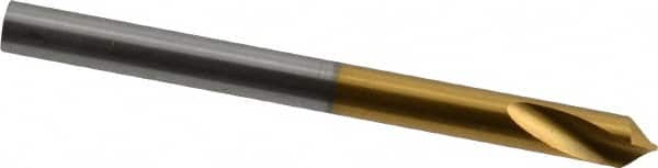 Guhring - 5mm Body Diam, 90°, 62mm OAL, High Speed Steel Spotting Drill - Apex Tool & Supply