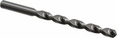 Guhring - 8mm 130° Solid Carbide Jobber Drill - Bright Finish, Right Hand Cut, Parabolic Flute, Straight Shank, 114.3mm OAL, Standard Point - Apex Tool & Supply