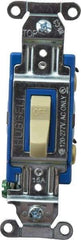 Hubbell Wiring Device-Kellems - 1 Pole, 120 to 277 VAC, 15 Amp, Industrial Grade, Toggle, Wall and Dimmer Light Switch - 1-5/16 Inch Wide x 4-1/16 Inch High - Apex Tool & Supply